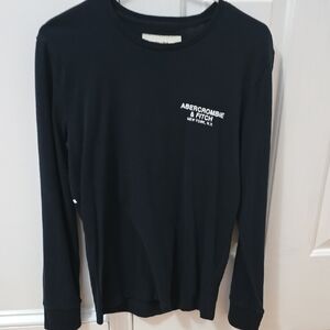 Abercrombie & Fitch Navy Long Sleeve Shirt XS